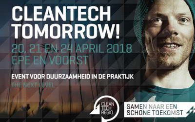 Groene Kolenboer standhouder tijdens Cleantech Tomorrow