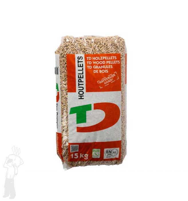 Ten Damme houtpellets (Wit) | ENplus A1 houtpellets | 100% Naaldhout - Afbeelding 2